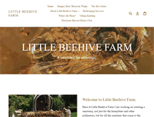 Tablet Screenshot of littlebeehivefarm.com